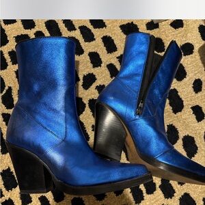 Cooperative Shania Metallic Western Boots